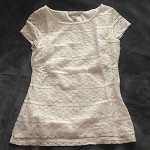 Banana republic lace shirt