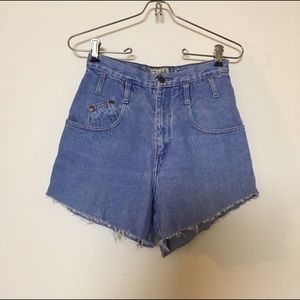 Vintage Cut Off Denim Shorts