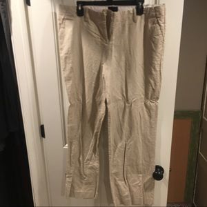 The Limited linen wide leg pants