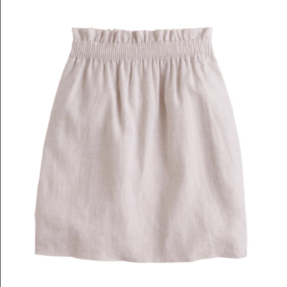 J. Crew Linen City Mini - Cream