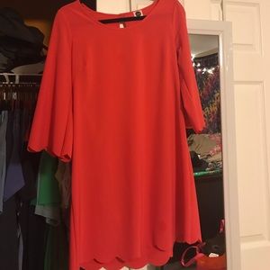 coral dress