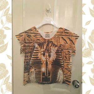 Custom cut King Tut boxy t shirt