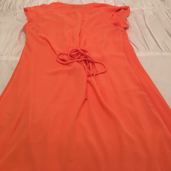 Peach shirt dress - Picture 2 of 4