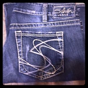 Silver suki bootcut jeans.