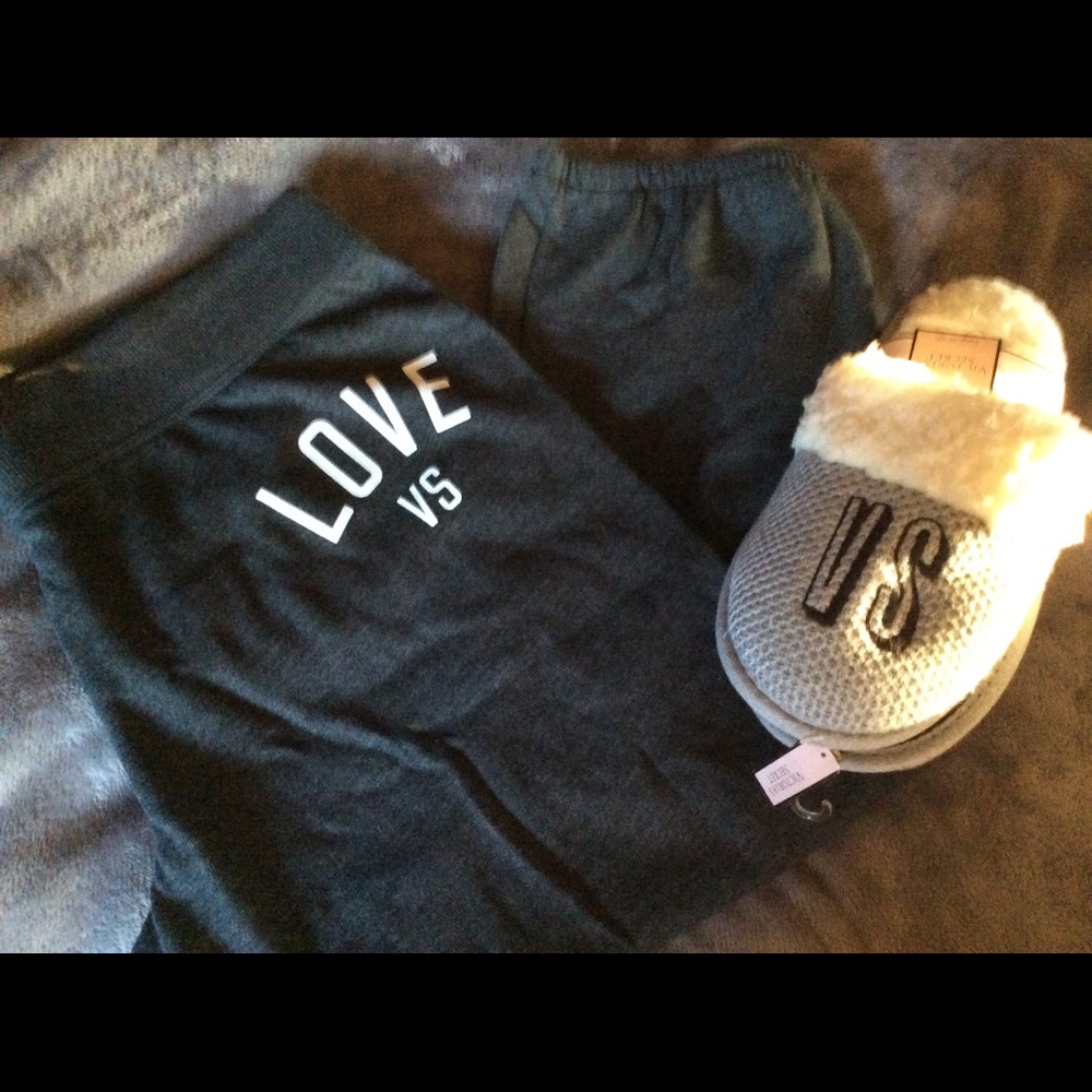Victoria Secret SweatPants Slippers not included