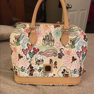 Disney Sketch Zip Satchel by Dooney and Burke