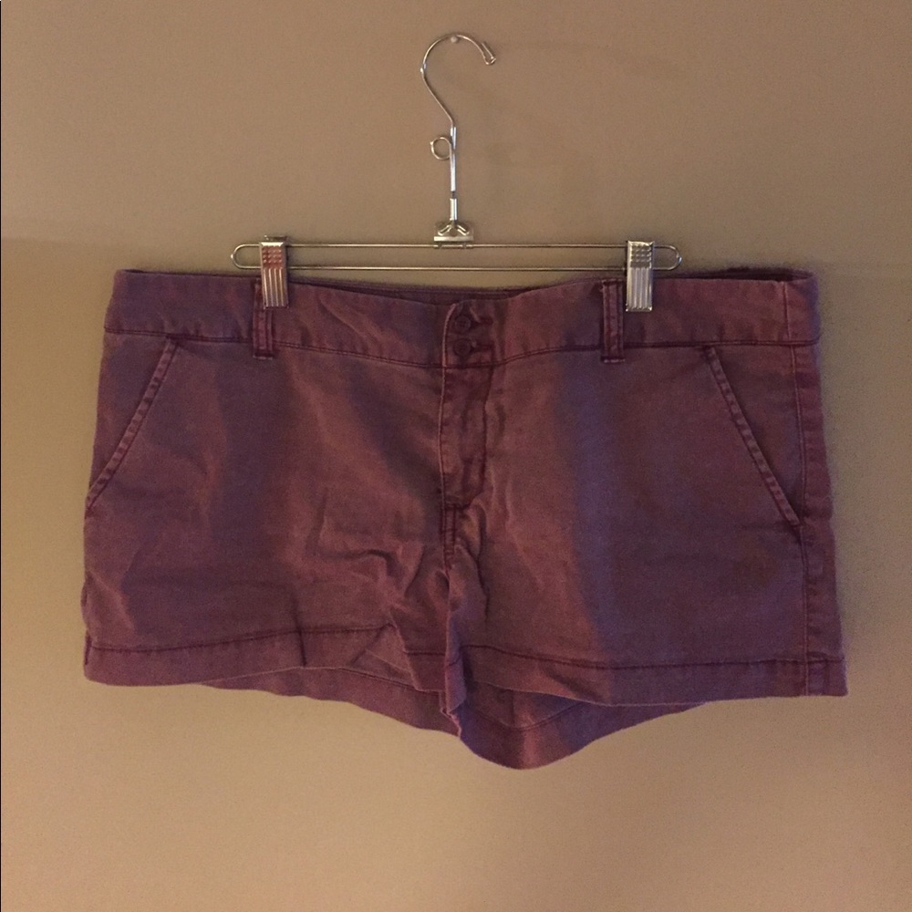 Cute purple shorts!