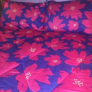 Vera Bradley Art Poppies full/queen cozy comforter