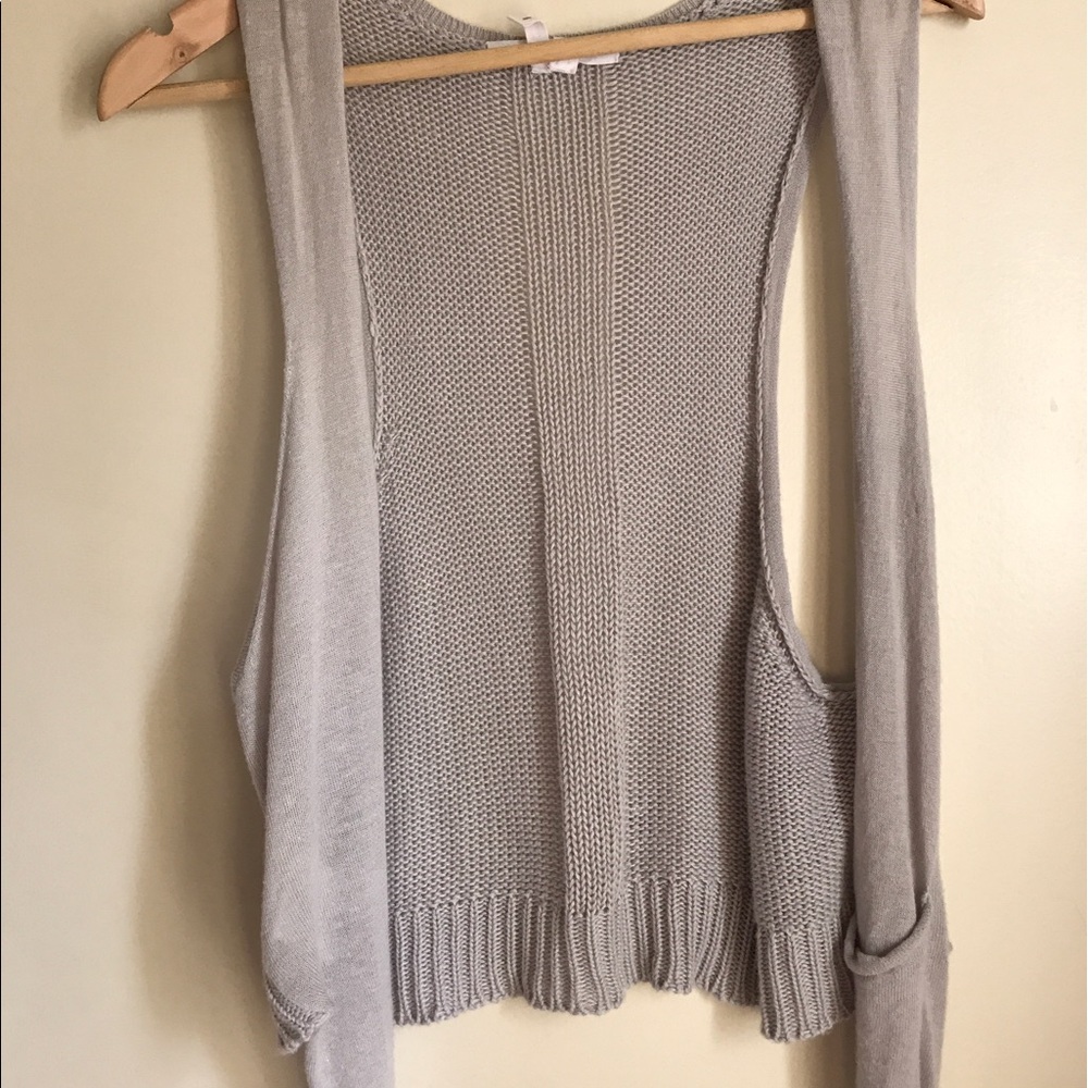 BCBG grey vest