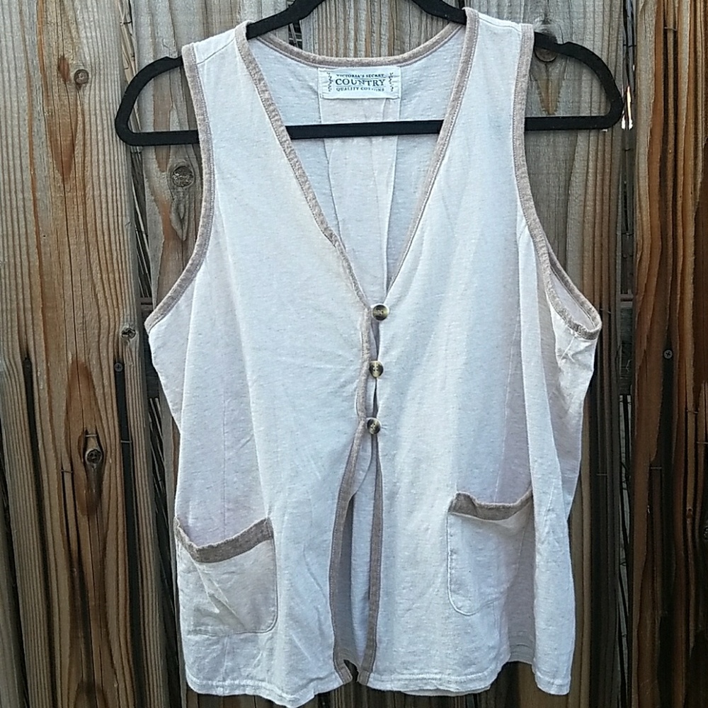 Vintage Victoria's secret 90's country line v-neck