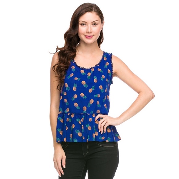 Anthropologie Tops - Anthopologie  Summer Pinapple Top