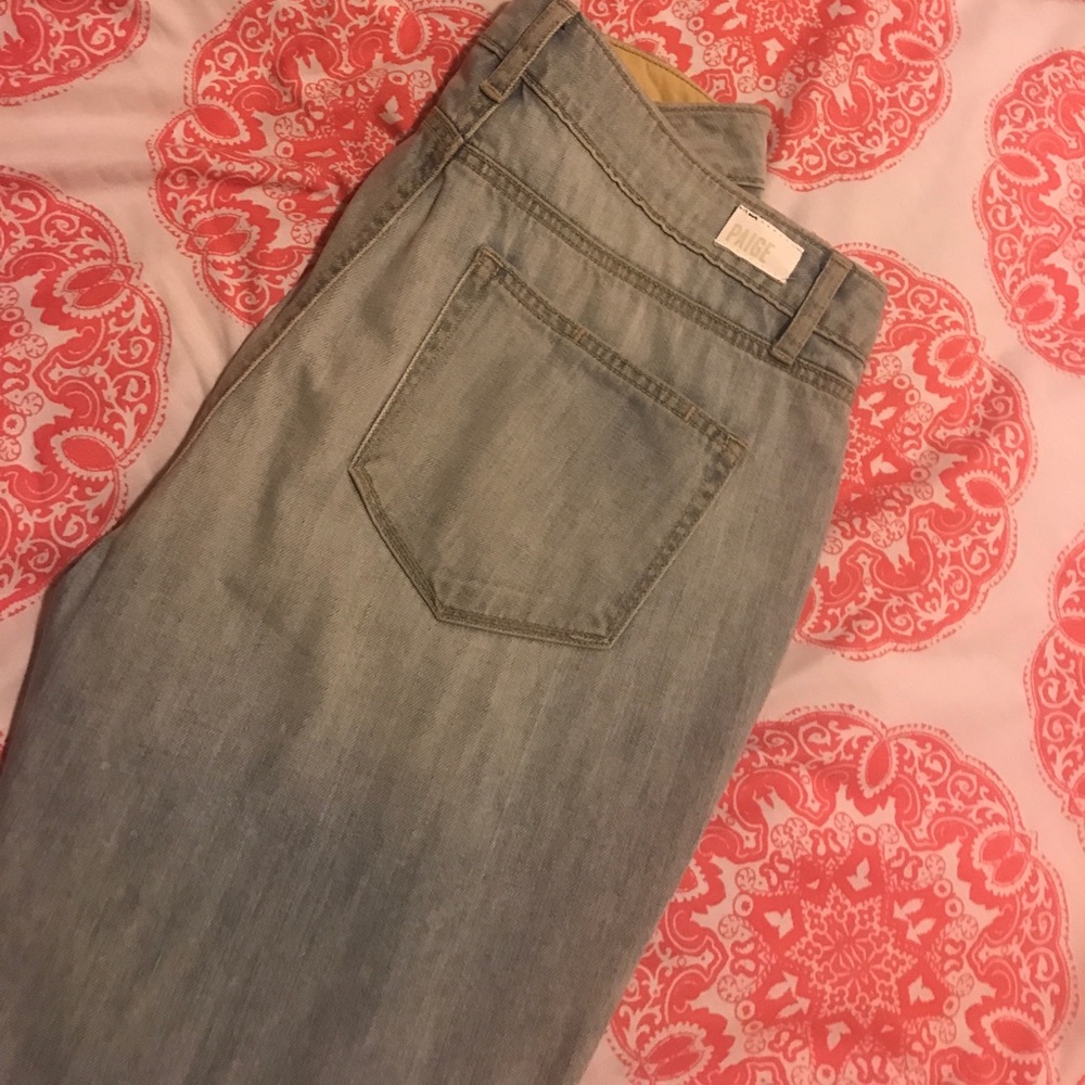 Paige light blue jeans size 28