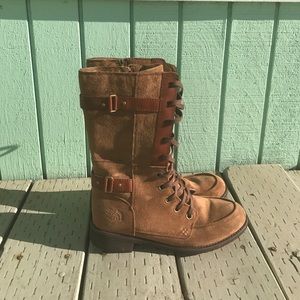 The North Face lace up boots
