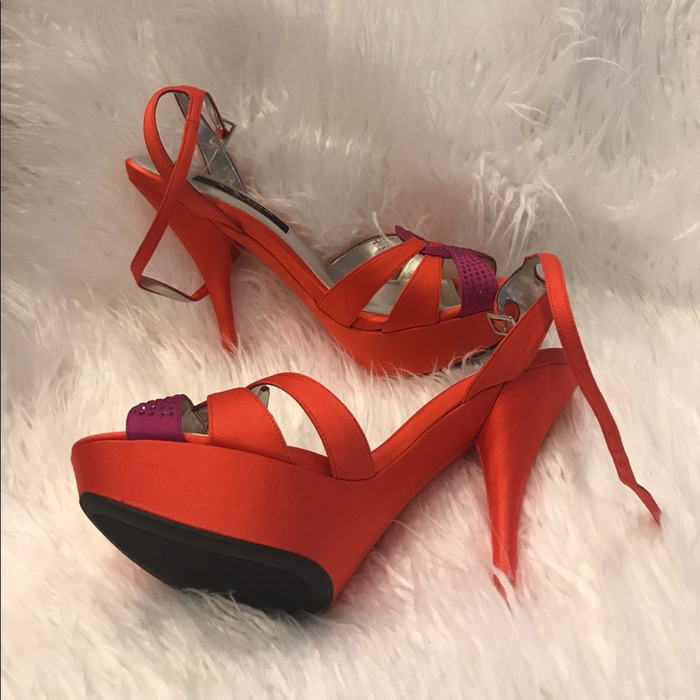 Nina heels - coral new