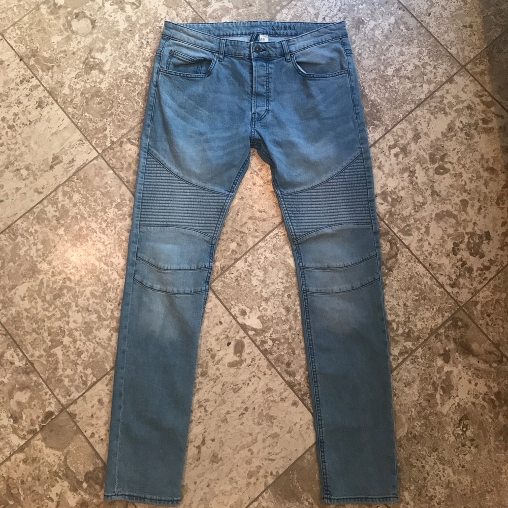 H&M biker jeans 36x34