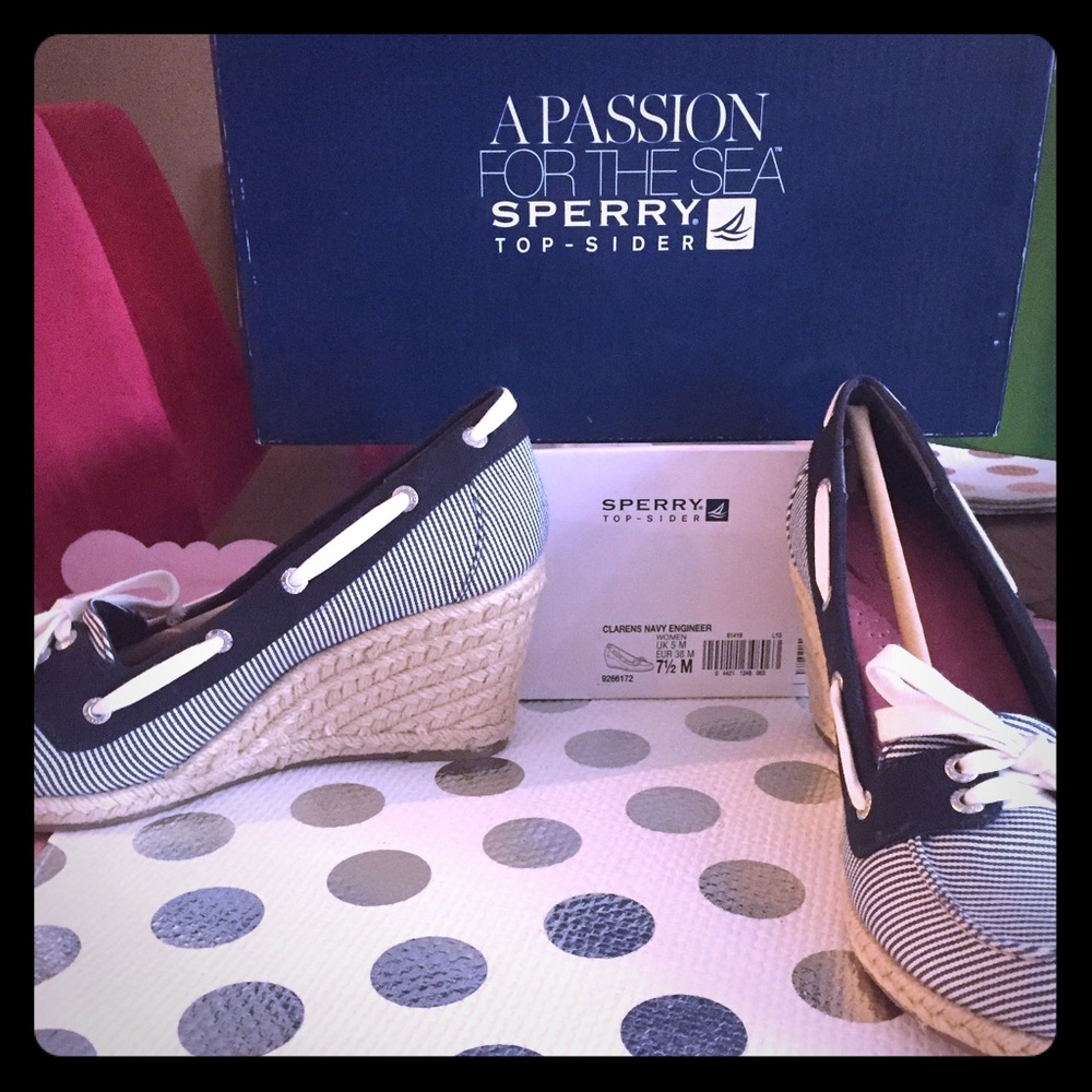 Sperry Wedges- Brand New