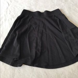 Black skater skirt