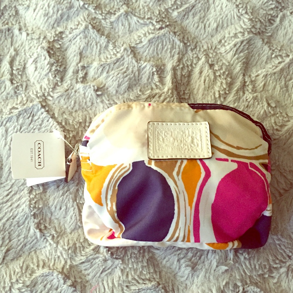 Coach folding tote bag