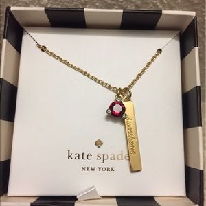 Kate Spade pendant necklace
