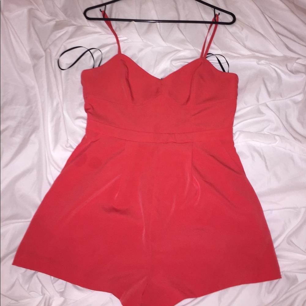 Adorable red/pink romper