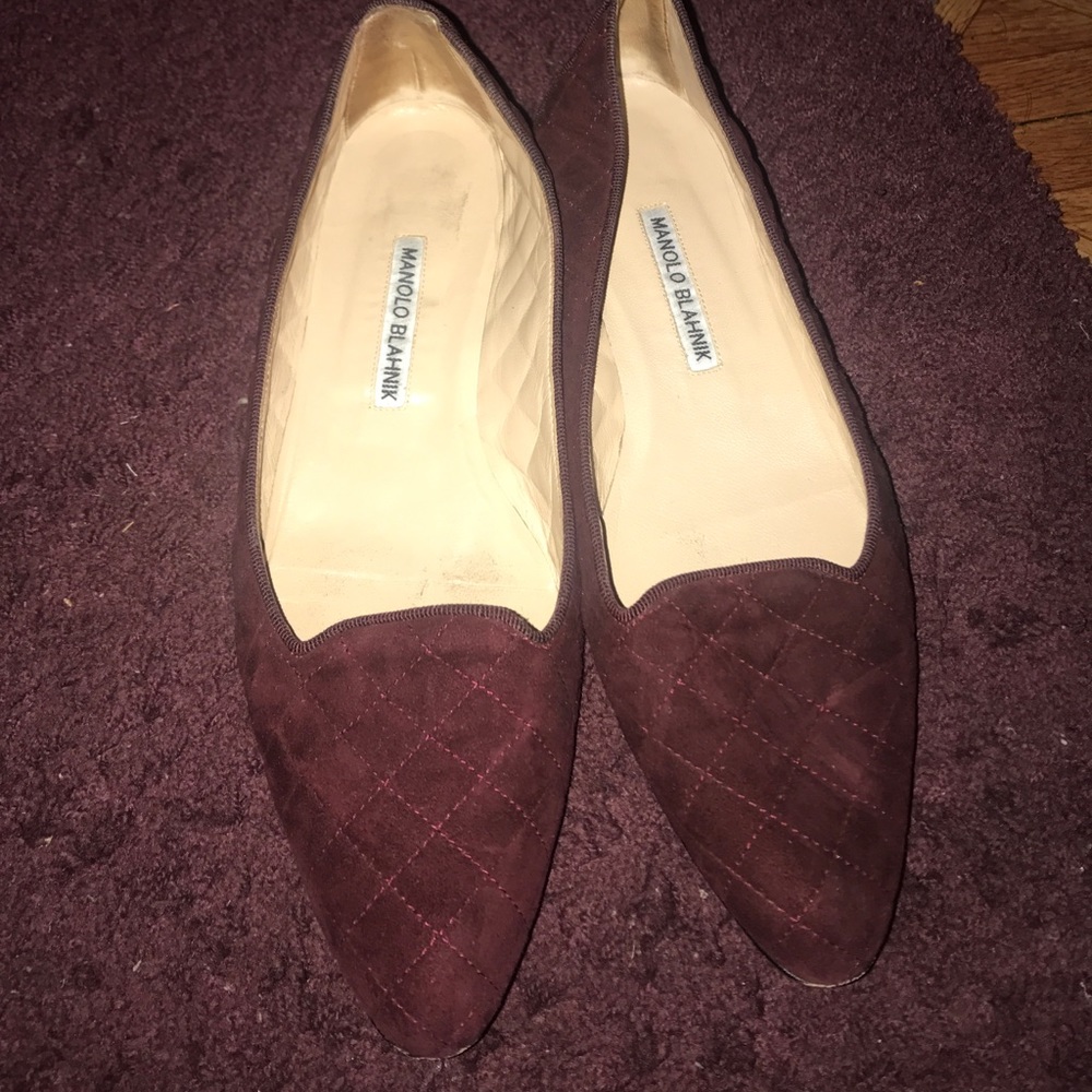 Manolo blahnik flats