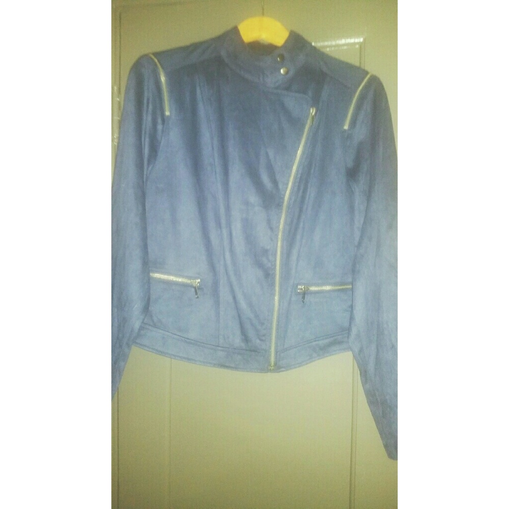 TORRID FUAX SUEDE MOTO JACKET