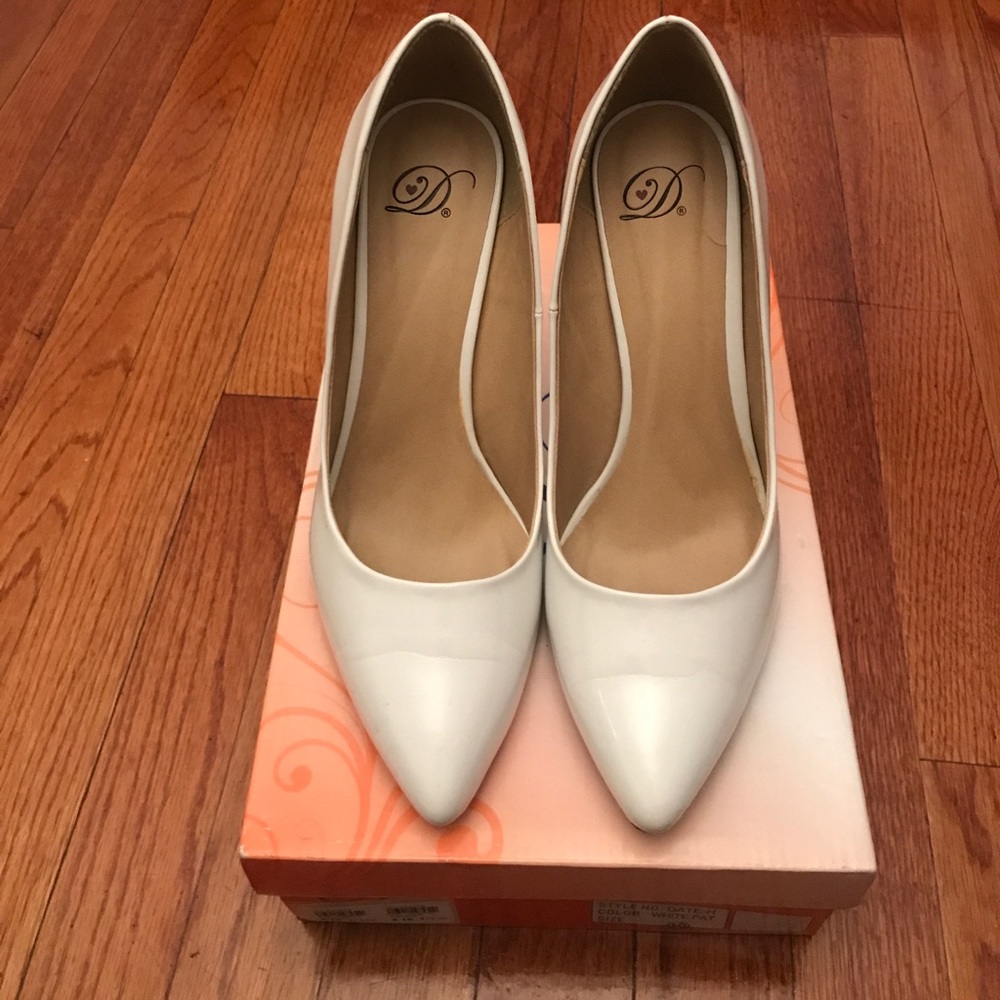 White pumps