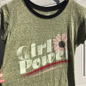 Girl Power Ringer T