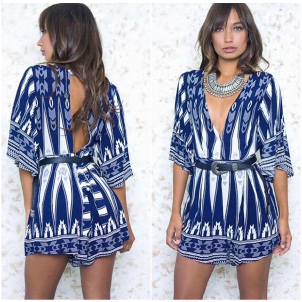 Aztec romper small and large