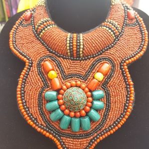 Tribal statement handmade necklace!