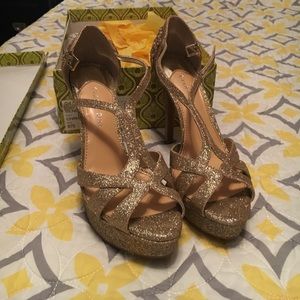 Gold Gianni bini dress shoes