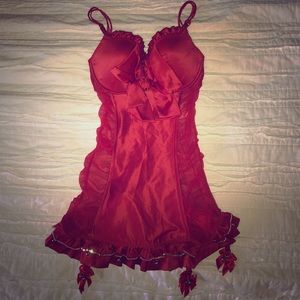 Christmas red lingerie
