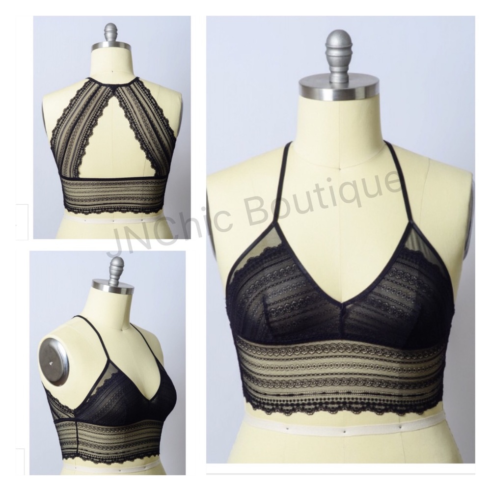 (Plus) Lace detail bralette - Picture 1 of 3