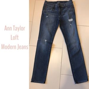 Ann Taylor Loft Modern Straight Leg Jeans