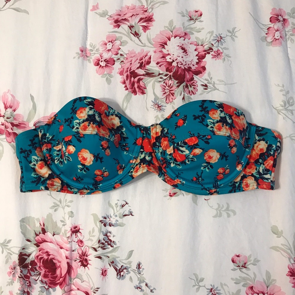 Pac Sun Floral Bathing Suit Top
