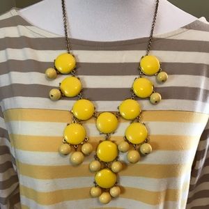 Yellow Bauble Necklace