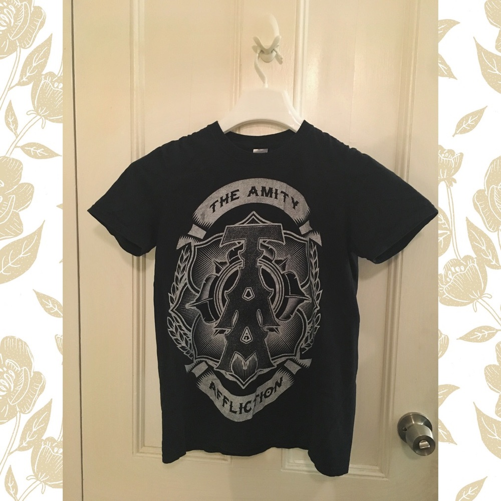 The Amity Affliction women's fitted band tee