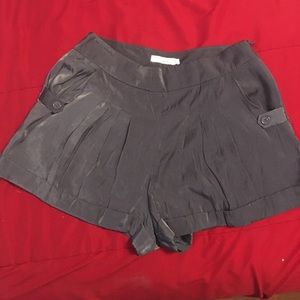 Purple silky lush shorts