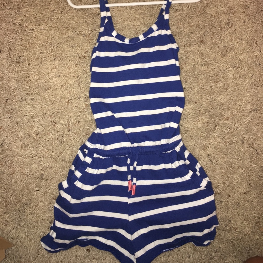 Girls Stripe Romper