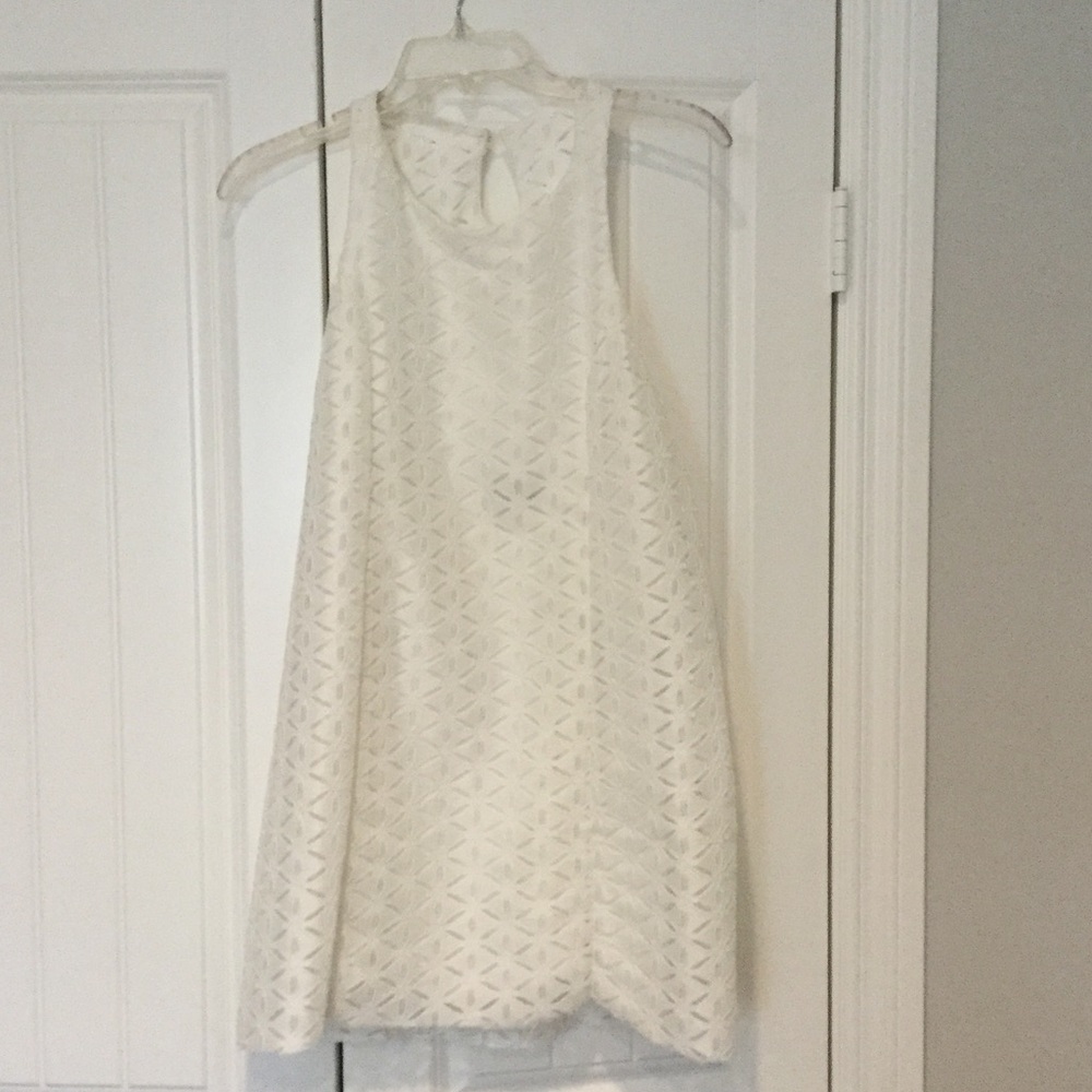 White show me your mumu trapeze dress
