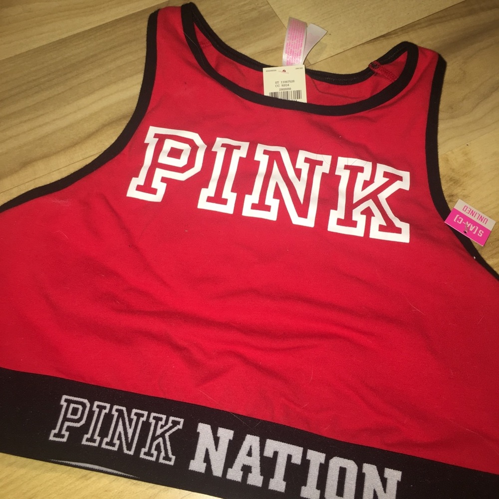 pink nation sports bra NWT
