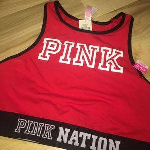 pink nation sports bra NWT