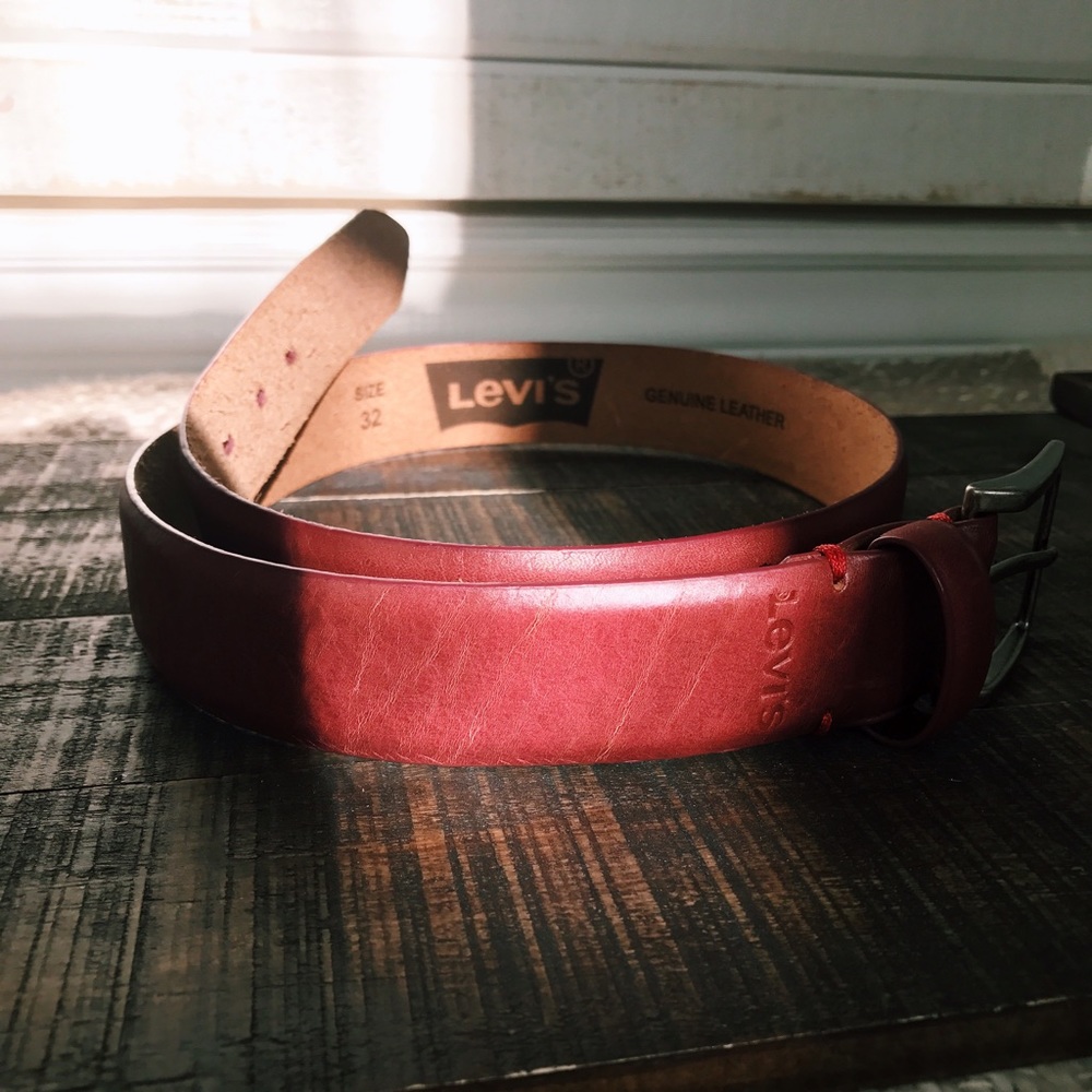 Men's Red Levi's Belt
