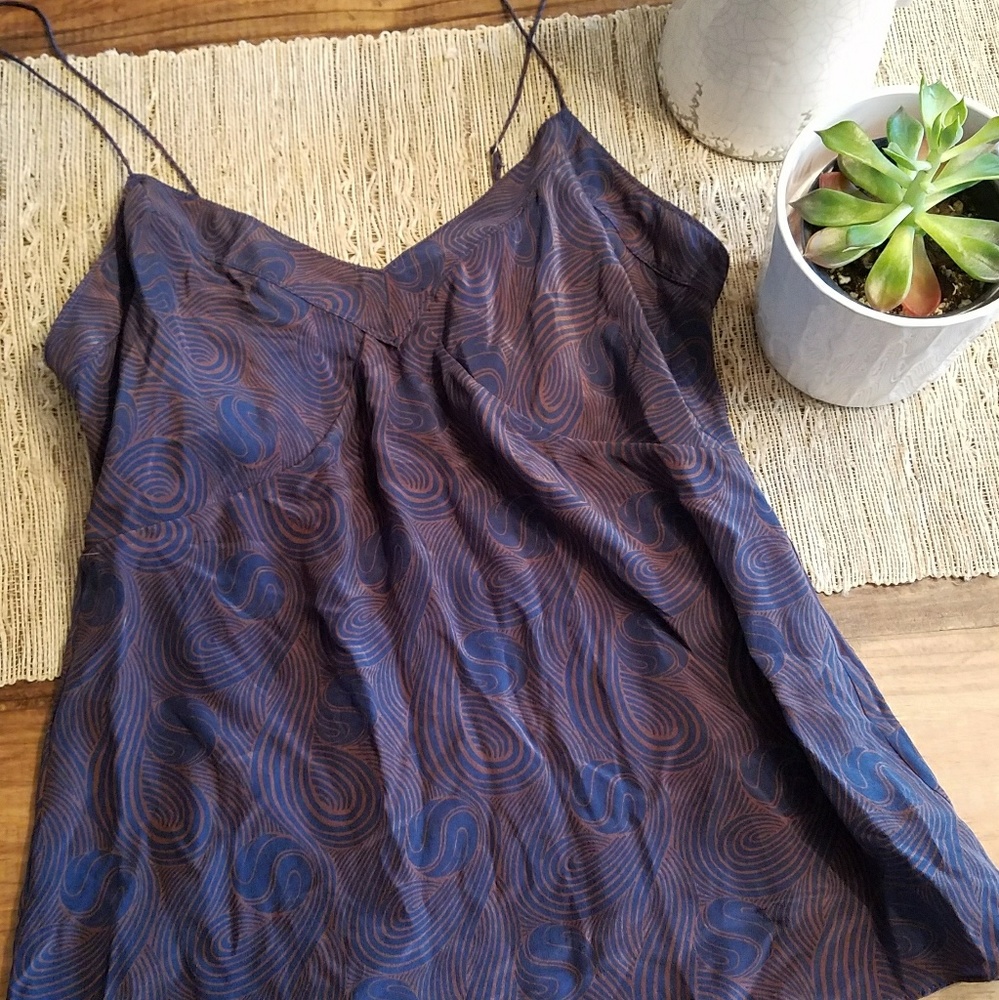Ruehl silk cami tank