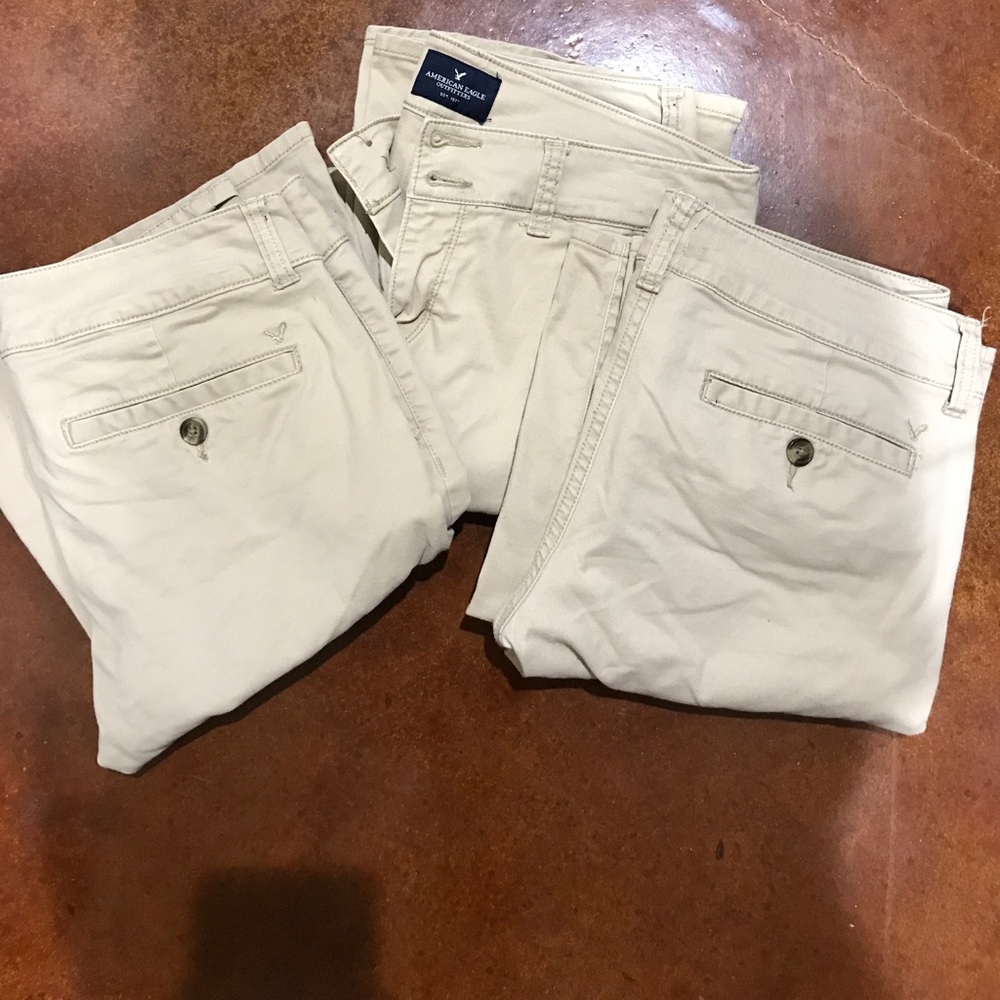 BUNDLE! 3 pair of American Eagle Khaki's