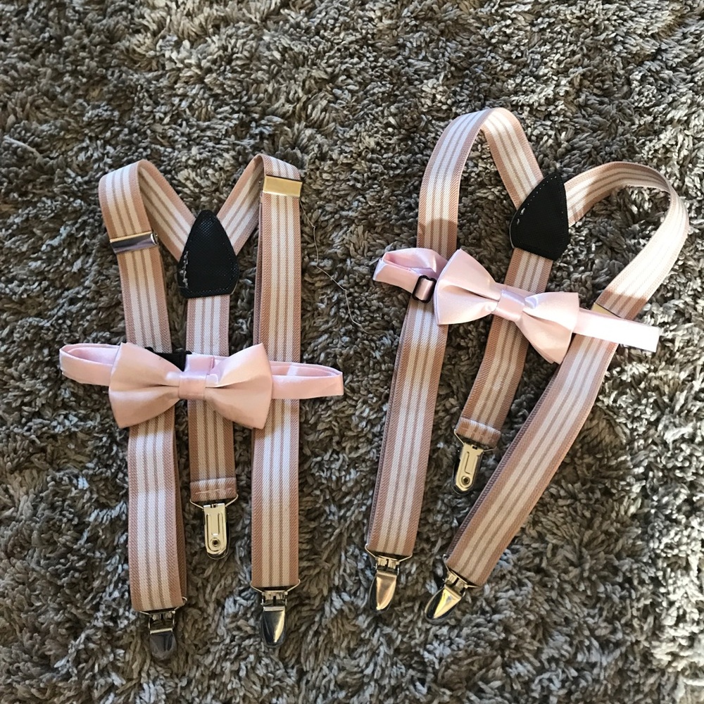 Boys suspenders set