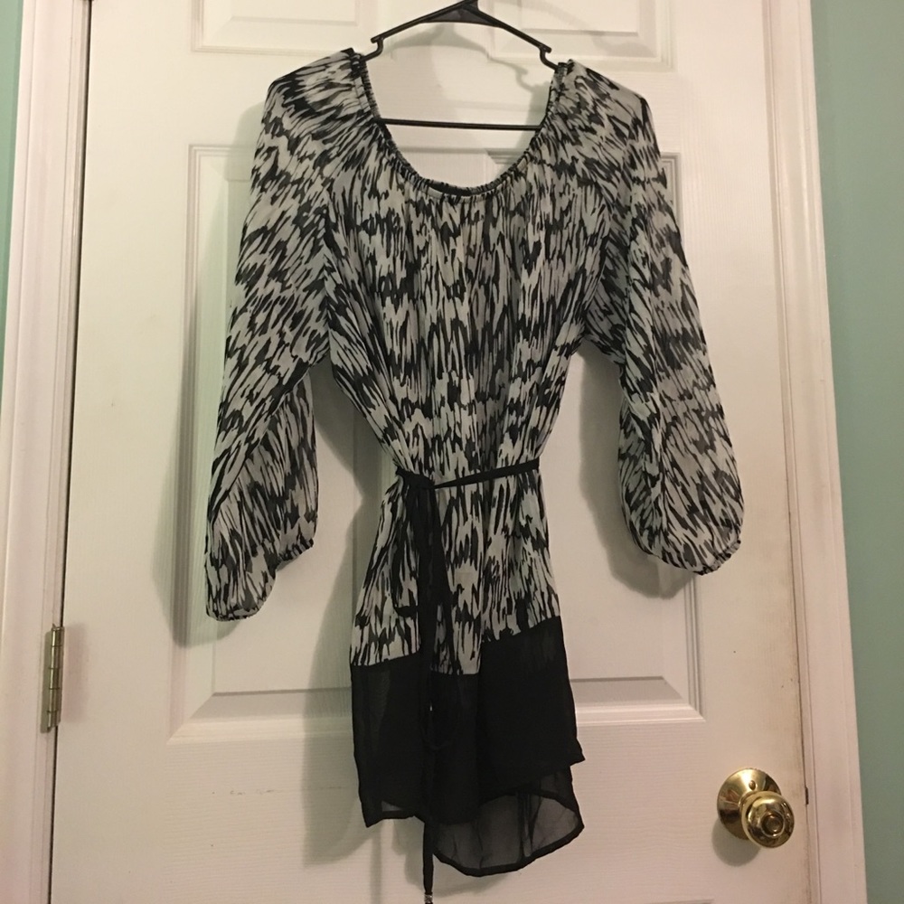Sheer blouse