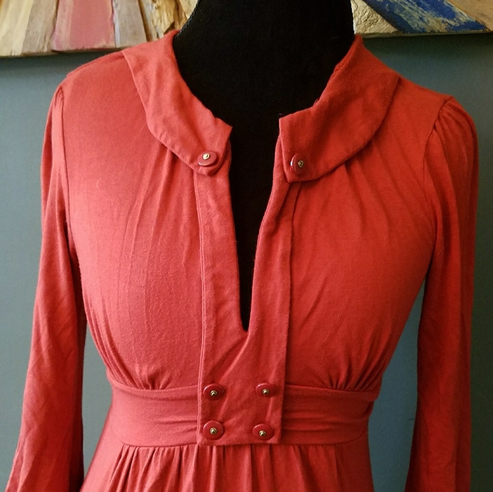 Ella Moss red sailor dress