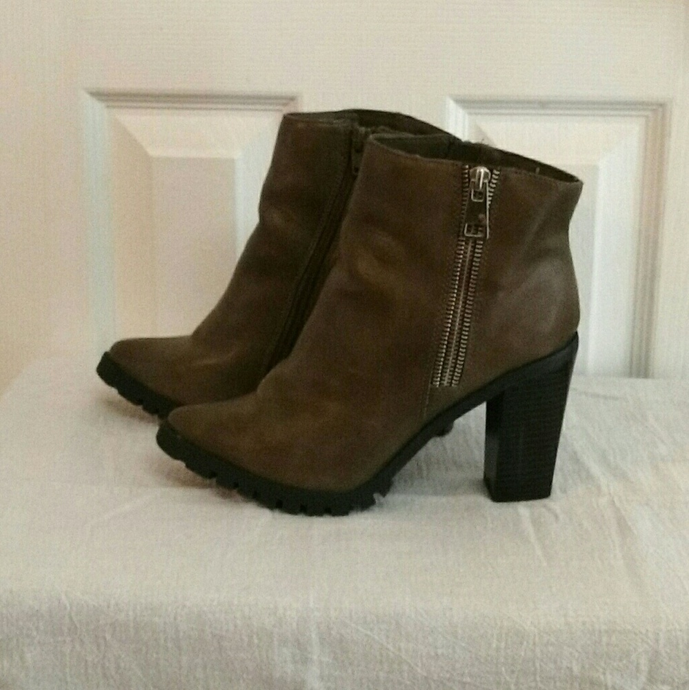 Taupe Ankle Boots