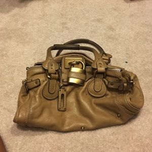 Tan Paddington Satchel. Authentic 100% leather.